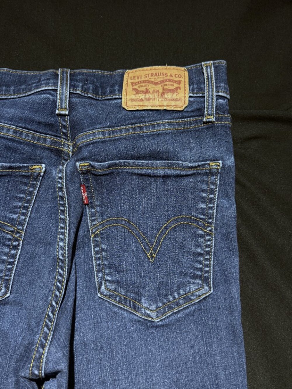 Levi's Mile High Super Skinny Womens Jeans 26 Blue Stretch 5 Pocket Classic